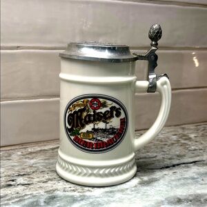 Rare Maisel's Beau Porcelain Beer Stein with Lid Numbered 249